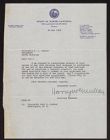 Letter from Harry McMullan to H.P. Taylor